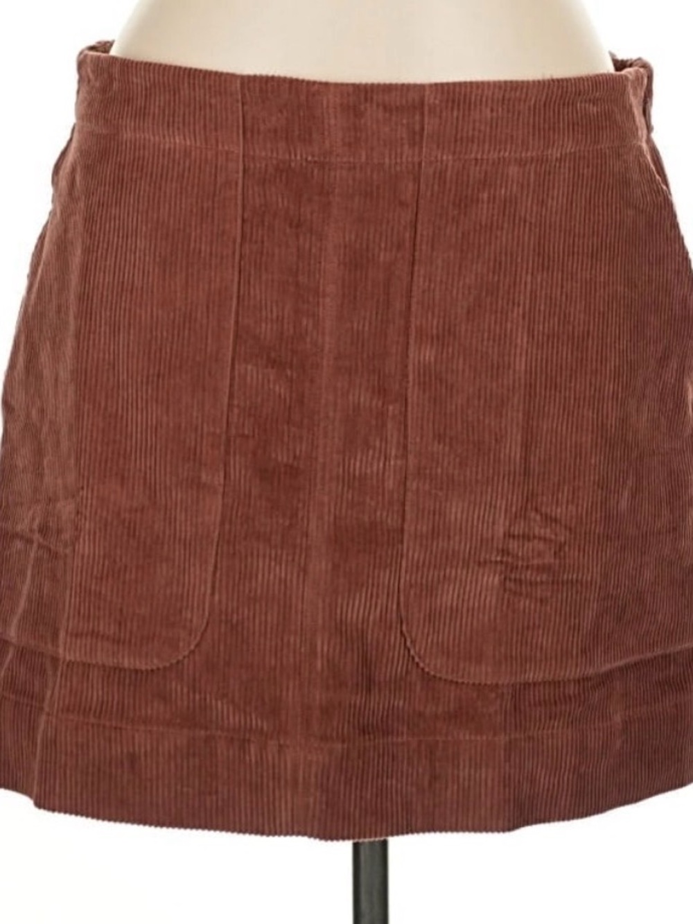 NWT Old Navy Brown Corduroy Mini Skirt Size L
